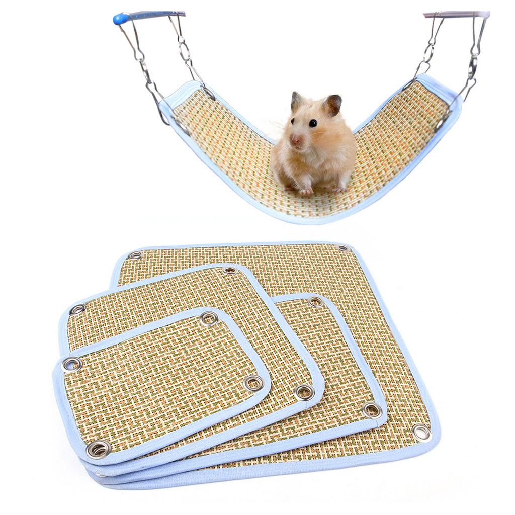 Hamster de verão respirável, esquilo, balanço de rede pendurado para planador de açúcar, cama de descanso pendurada, acessórios para furões de hamster