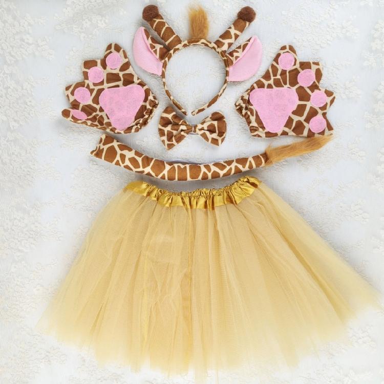 Animal Dress up Kits Hairband, Tail, and Bowtie for Kids Birthday Parties