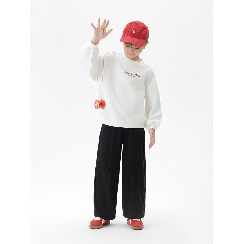 Mark Jenny Boys' Sports Loose Soft Sweatshirt Kidsren's Casual Pullover 2026 Spring New Product 551156