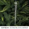 New Christmas Transparent Ice Crystal Snowflake Christmas Tree Decoration Supplies Christmas Atmosphere Christmas Tree Snowflake Pendant