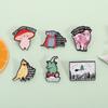 Whimsical Frog Wizard Enamel Pins Off To Commit Tom Foolery I Identify As A Problem Animal Brooches Lapel Badge Jewelry Gifts