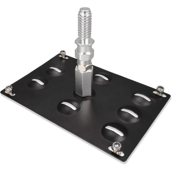 Runmade Front Bumper Tow Hook Adapater License Plate Mounting Bracket Holder Compatible With BMW E39 E46 E90 E91 E92 E93 E70 E71 F10 F30