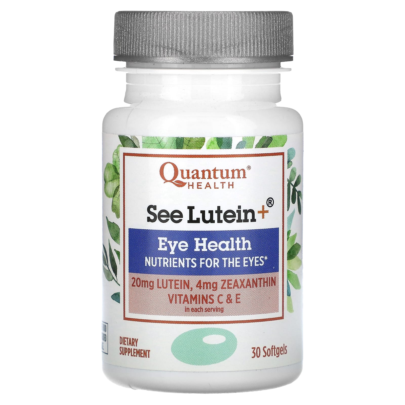 

Quantum Health, See Lutein+, eye health, 30 softgels