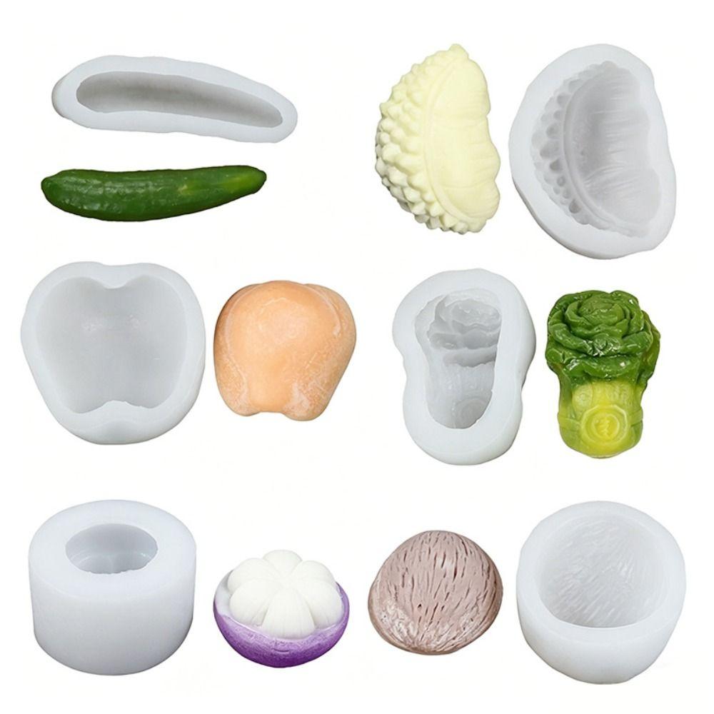 Reusable Vegetable Silicone Mold Heat Resistant Chocolate Muffin Mold Baking Decor