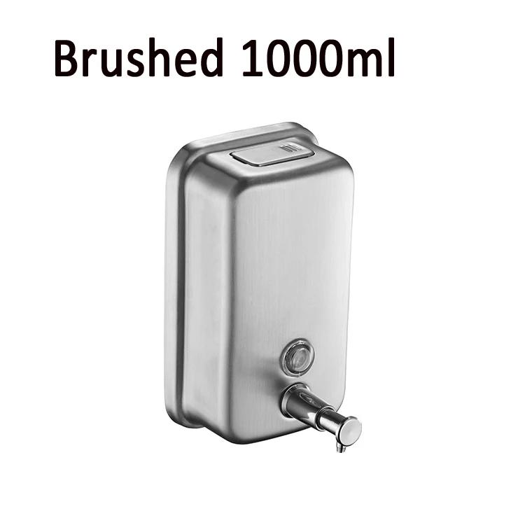 Black 304 Stainless Steel Bathroom Liquid Soap Antique Shampoo Dispenser Gold Polished Wall Mounted Bathroom Accessories