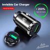 100W Mini Car Charger Lighter Fast Charging USB Type-C Dual Port Invisible For Porsche Panamera Macan Boxster Cayman 911 sticker VT6