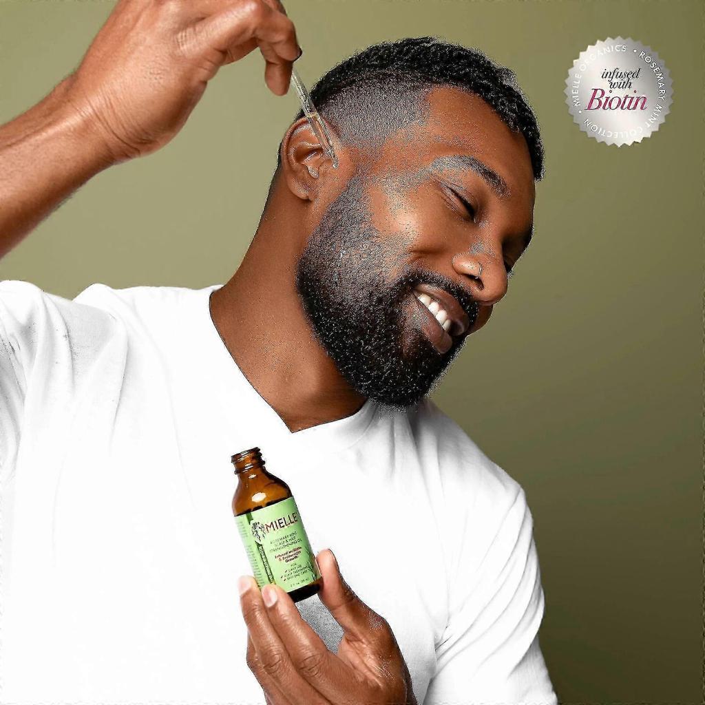 25-26 Mielle Organics Rosemary Mint Growth Oil 2 Oz,(pack Of 1/2/3),scalp And Hair Strengthening Oil,infused With Biotin To Encourage Growth