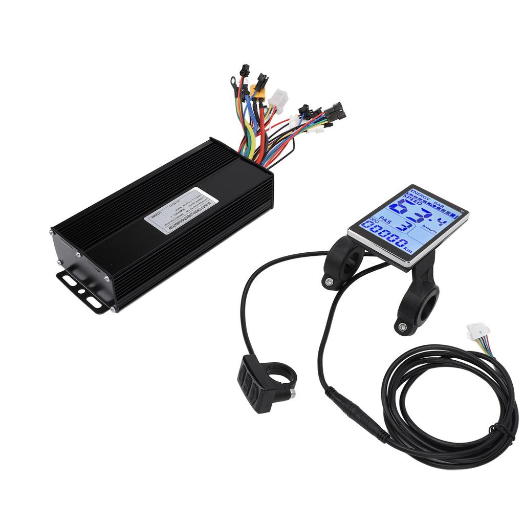 Controller a Onda Sinusoidale a 3 Modalità 40A 36V 48V 52V con Display LCD M5 Kit Controller Motore per Bicicletta da Montagna