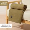 Corded Heated Blanket USB Powered Soft Zipper Shawl Wrap 3 Temperature Adjustment Warm Heating Scarf for Indoor Outdoor