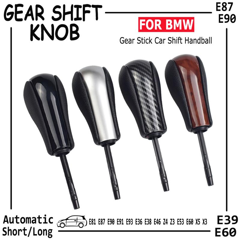 Automatic Gear Shift Knob With Alcantara For BMW E39 E46 E53 E60 E61 E63 E64 E83 E81 E82 E87 E90 E91 E92 E93
