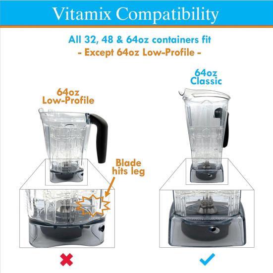 Blender Attachment for Vitamix Series Multi-Purpose Fruit Vegetable Washer Compatible