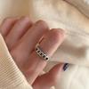 S925 Sterling Silver Retro-Style Heavywork Index Finger Ring