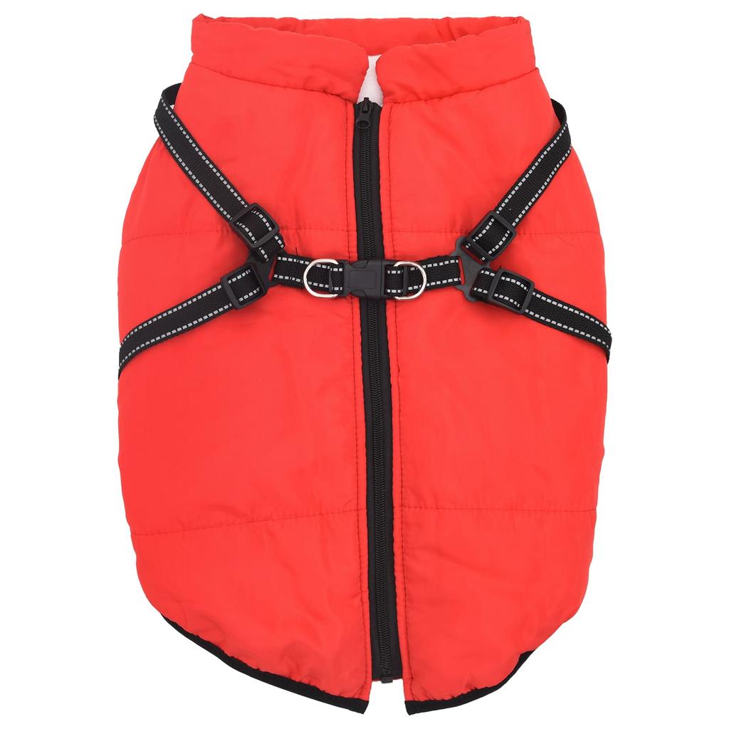 Red Dog Coat Size L44 Fleece and Polyester