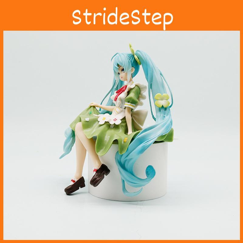 Hatsune Miku Pvc Model Ornament With Four Leaf Clover Style For Gift And Collectors Display
