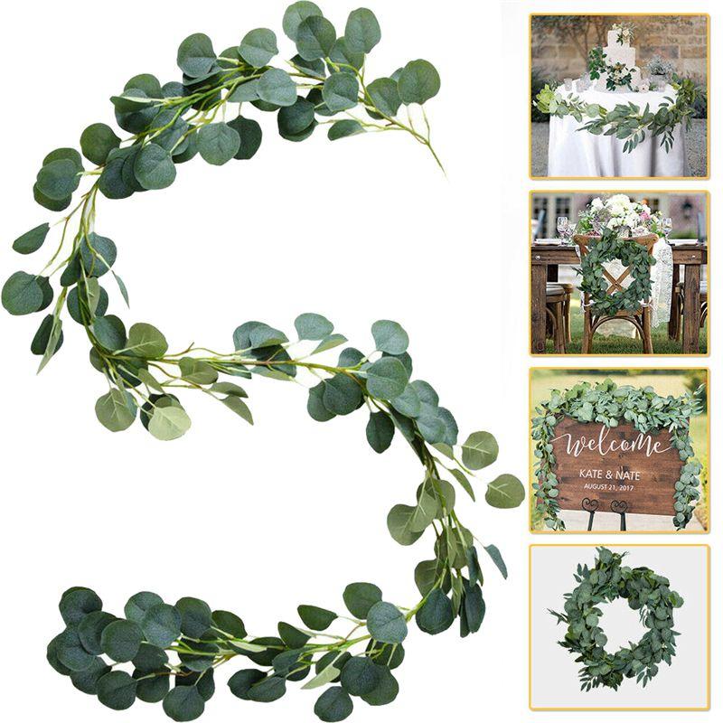 Beautiful Green 2m Fake Ivy Vine For Backdrops And Wedding Decorations
