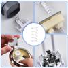 8pcs High Performances Flush Control Spring Easy Installation Toilet Tanks Press Spring Set for Renters and Homeowners