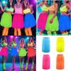 Neons Party Decoration Belly Dance Hip Scarf Skirt Sparkly Tassels Wrap Skirt Rave Costume for Wedding Birthday Concert