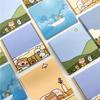 Korean Style Forest Girl Tearable Sticky Note Pad