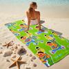 Sesame Street Beach Towel Outdoor Camping Beach Towel for Vacation Swim Outdoor Pool Absorbent Bath Towel