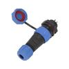 SP13 2 Pin Aviation Connector IP68 Waterproof Butt Joint Plug Socket Electrical Cable Wire Connector