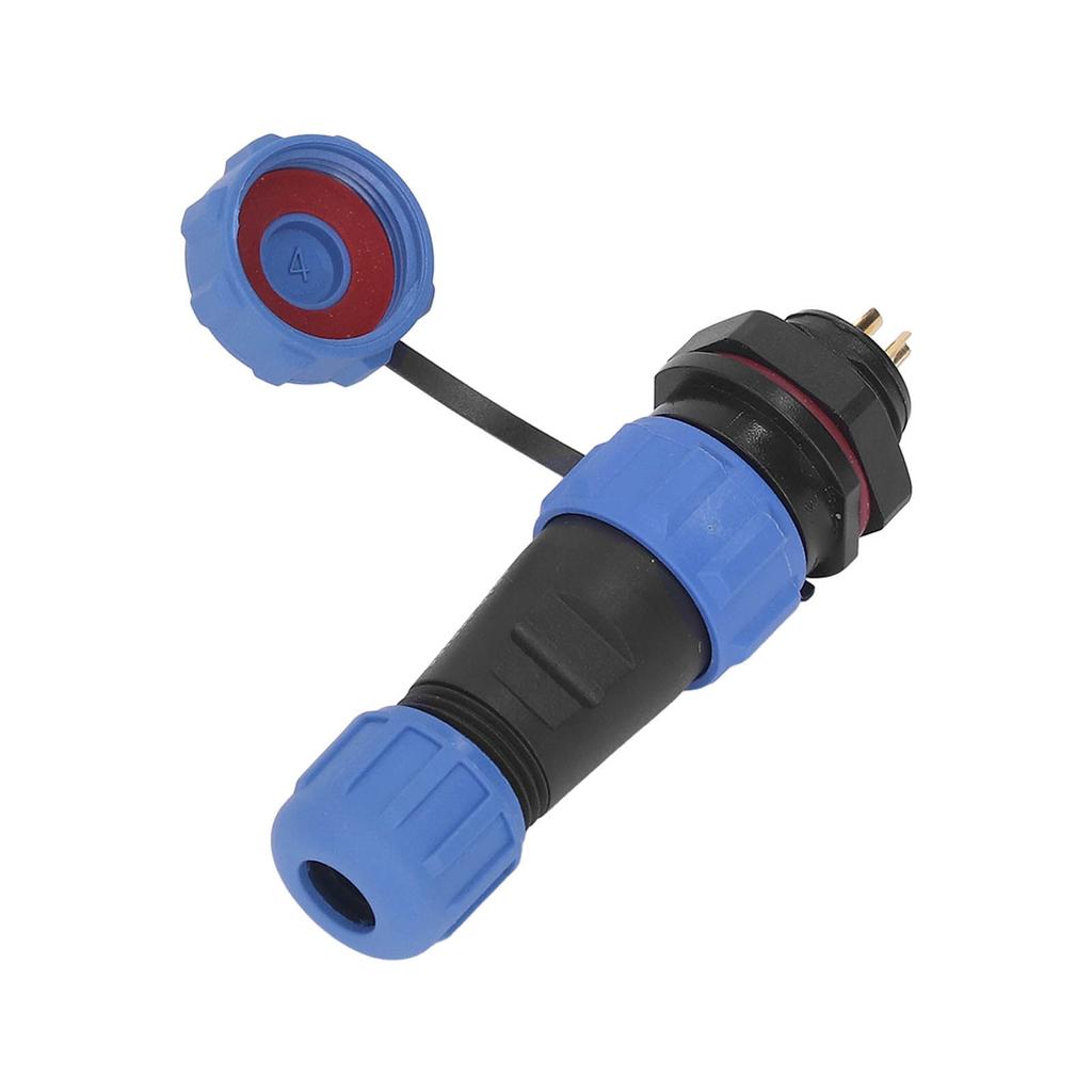 SP13 2 Pin Aviation Connector IP68 Waterproof Butt Joint Plug Socket Electrical Cable Wire Connector