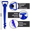 Outdoor-Schirmbasis, verstellbar, Kunststoff, für Sonne, Strand, Terrasse, Regenschirm, Sand, Stretch-Ständer, Halter, Anker, Ständer, Spike, Auger, Keep Tools