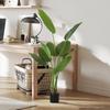 Indoor Artificial Plant 160 Cm, Artificial Tree with Plastic Pot and Flocked Soil, Green
