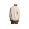 Adidas Originals Trefoil Crew Outline Series Fashion Comfortable Versatile Round Neck Sweatshirt Men Sweatshirt Beige JJ1512
