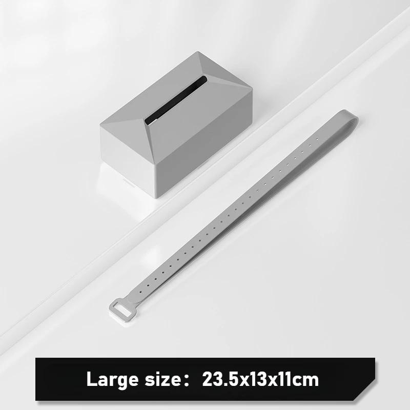 For Tesla Y LAUNCH/Juniper/3/X/S/3+ Silicone Tissue Box Central Control Back Rest Tissue Box Car Interior Trimming Accessories