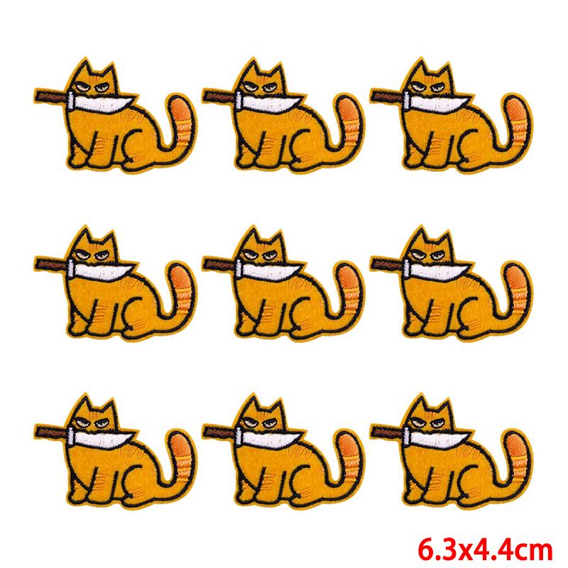 10 Pcs/lot Wholesale Embroidery Patch Iron On Patches For Clothing Patches On Clothes Jackets Decor Applique Sew Supplies