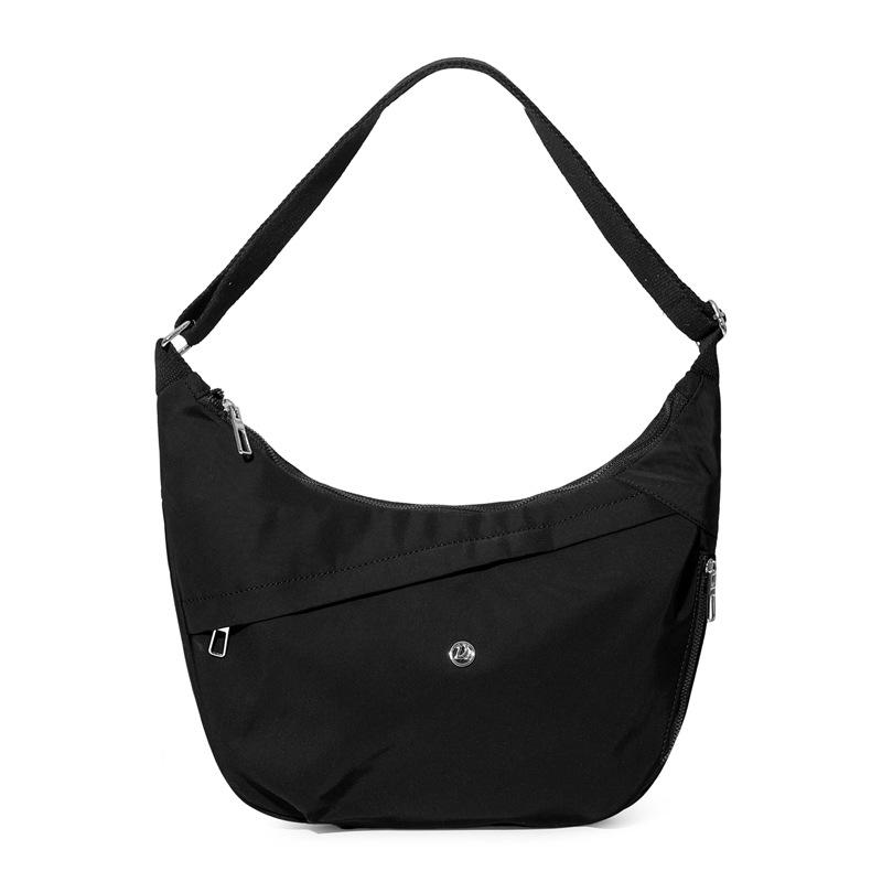 Large Capacity Crossbody Bag Women's Shoulder Bag Solid Color Hobo Bag