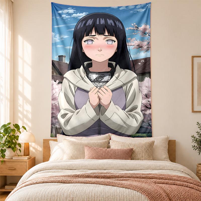 Hyuga Hinata Tapestry Highquality for Decorating Living Room Bedroom Dorm Walls Ideal As Bedroom Wallart Orholiday Gift