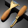 Stainless Steel Paring Knife with Solid Wood Handle Household Thickened Potato Fruit Peeler Melon Peelers Kitchen Gadgets
