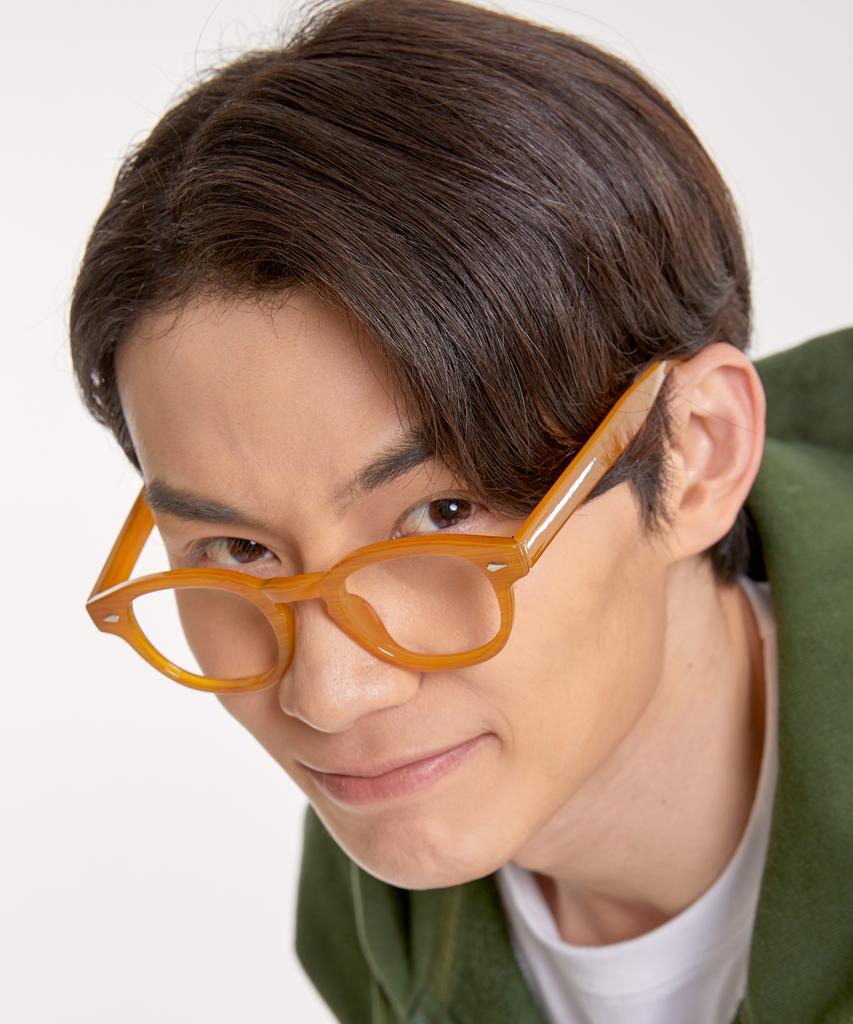 Eseubika Hector-C02 Blue Light Horn-Rimmed Glasses