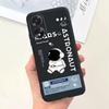 For OPPO A17 A17K Phone Case Flower Astronaut  Soft Silicone Matte Cover For Coque OPPOA17 OPPOA17K A 17 17K Fundas Shockproof