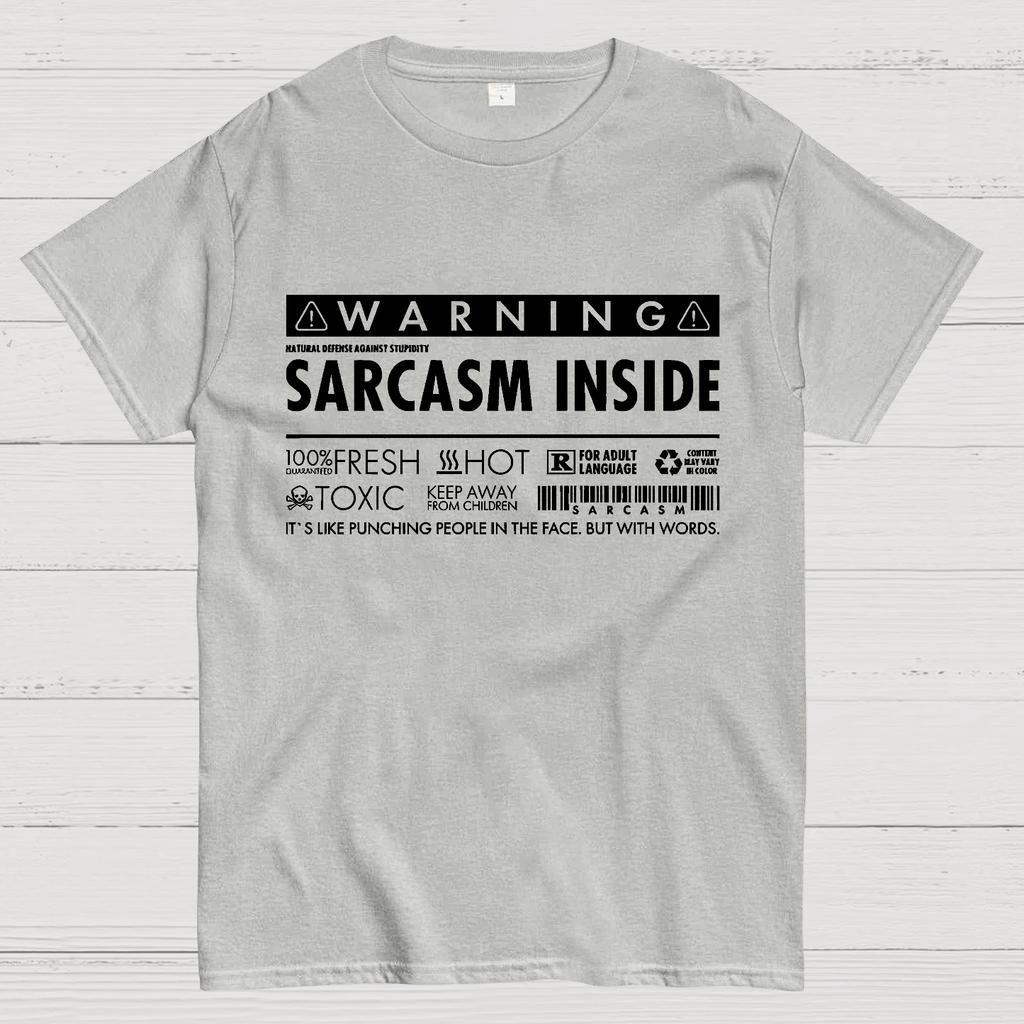 Sarcasm Inside Cotton Summer Casual Cool Loose T-Shirt