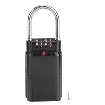 Outdoor Waterproof Hanging Zinc Alloy Password Key Safe Box Storage Lock Box for Home FactoryBlack