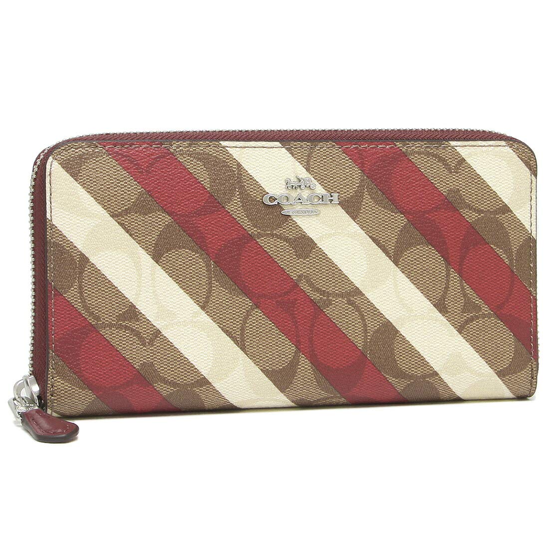 

Coach Signature Beige Long C2533 SVOT8 Wallet, Outlet, Women s, [Used]