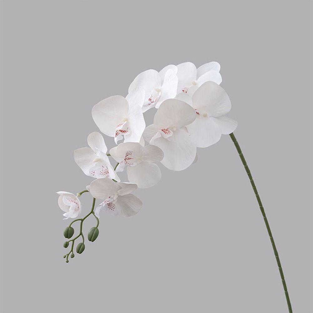 9 Head Artificial Butterfly Orchid Flower Realistic Simulation Plant  Wedding Party