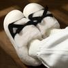 New Cotton Slippers Women's Winter Bag Heel Indoor Home with Heel Warm Platform Cotton Shoes Women's Winter
