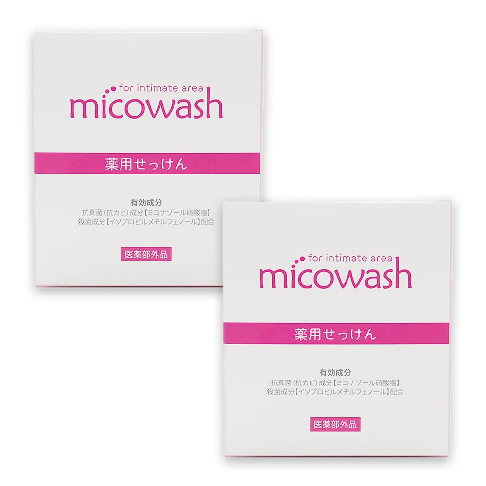 

Mico Wash Мыло для деликатной зоны Миконазола нитрат 100г Лечебное мыло x 2