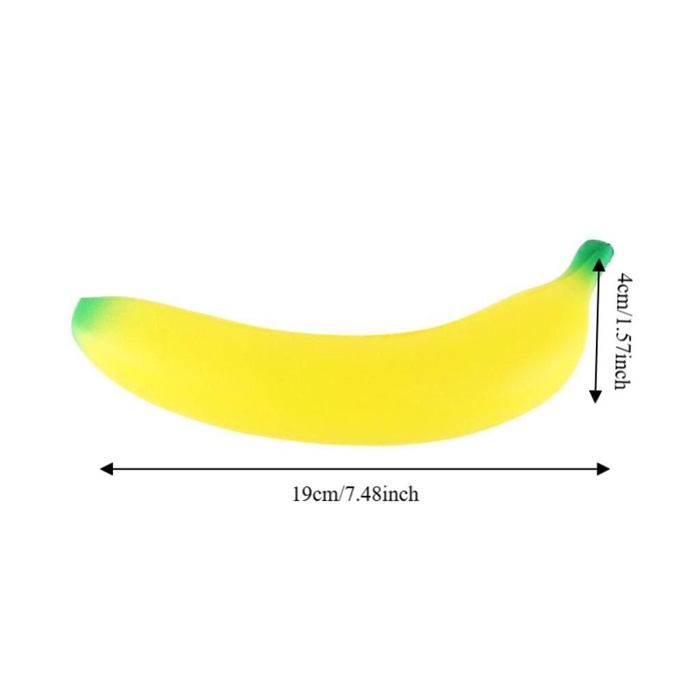 Soft Soft Squishy Banana Slow Rising Banana Squeeze Toy Simulator Slow-rebound Banana Toy  Gifts