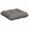 Seat Cushions 4 pcs Taupe 40 x 40 x 12 cm Fabric