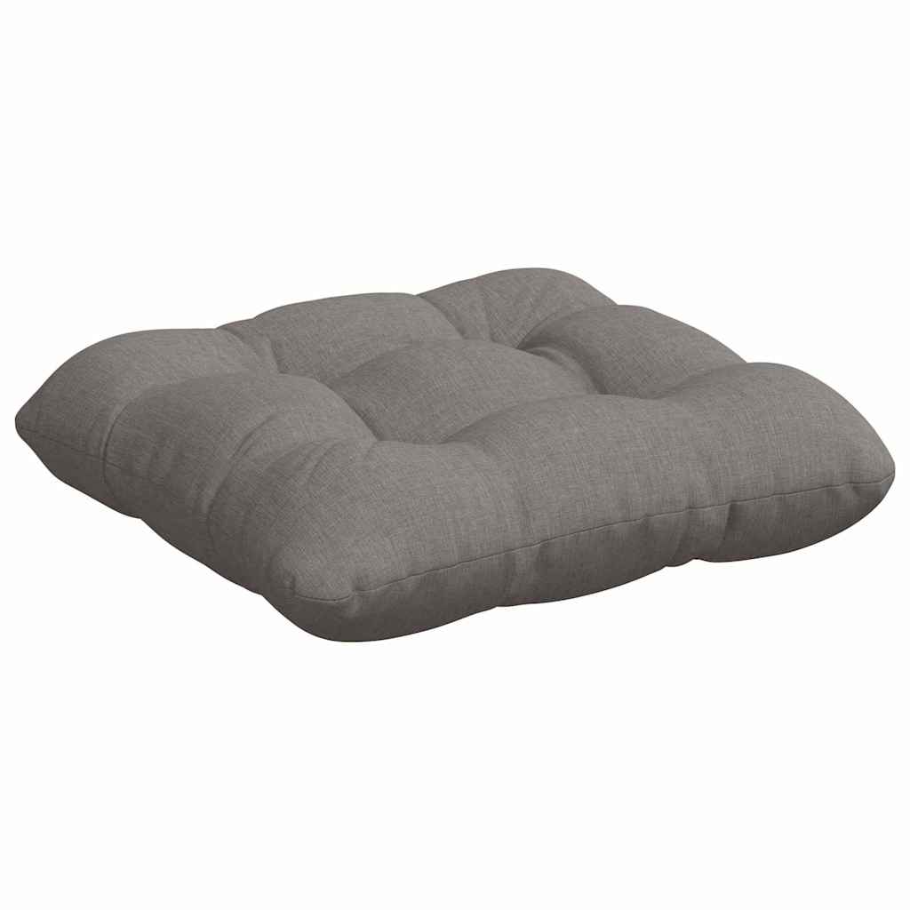 Seat Cushions 4 pcs Taupe 40 x 40 x 12 cm Fabric