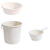 KODENOR Portable Water Bucket, Basin & Ladle Set