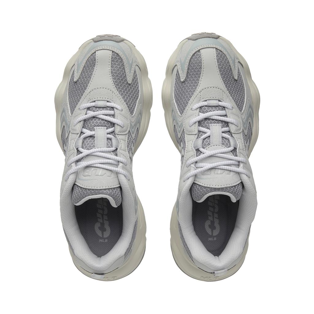 New MLB New York Yankees Breathable Lightweight Height Increasing Low Top Chunky Sneakers Unisex Dark Gray 3ASHC055N-50GRS