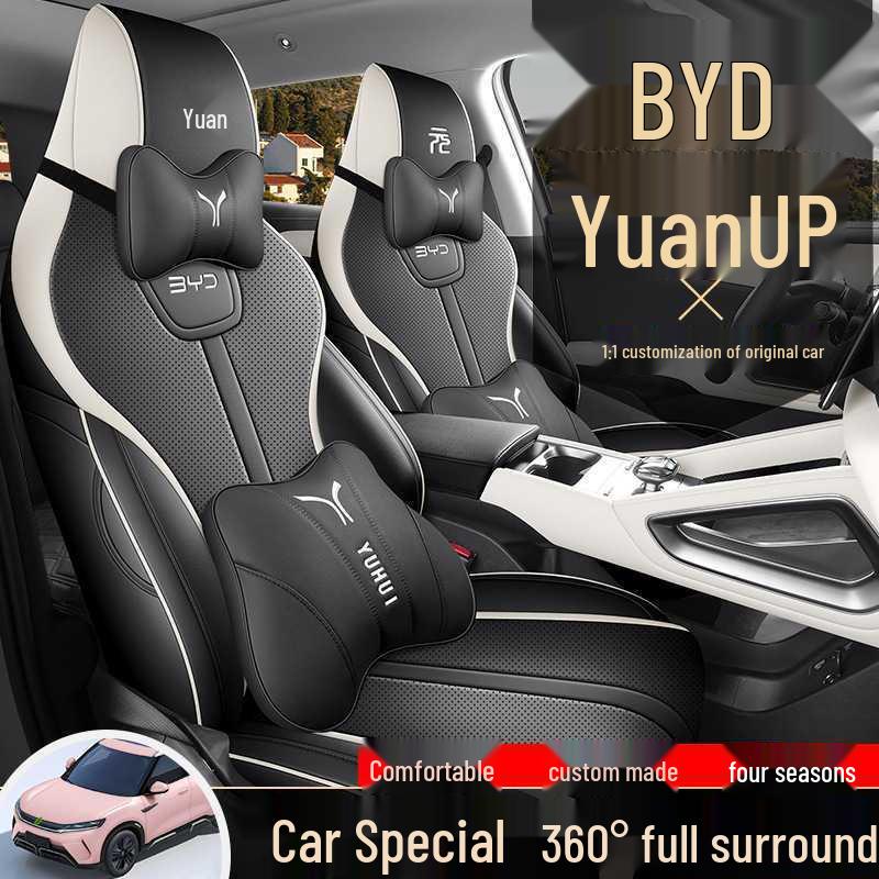 BYD Yuan UP Leather All-Season Car Seat Covers for Five-Seater Models