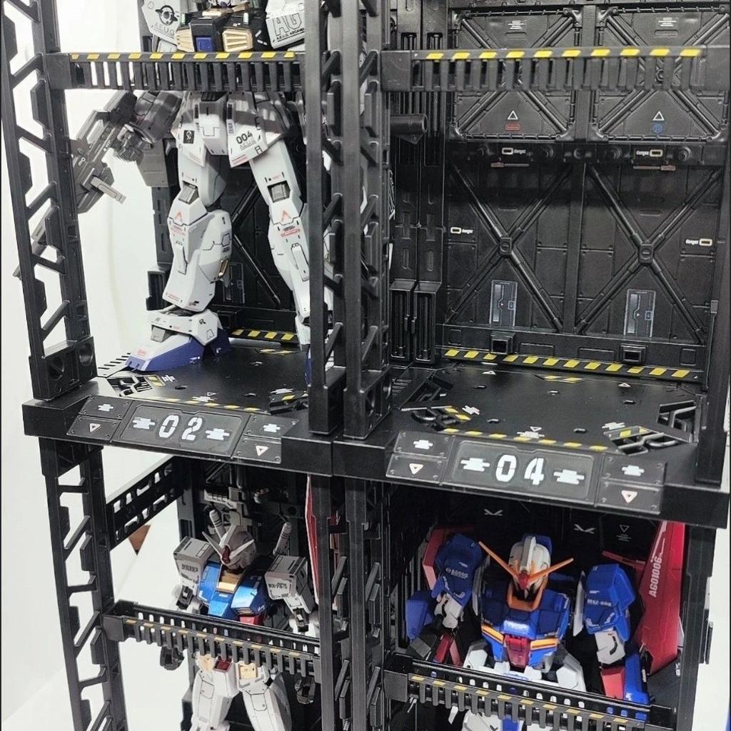 Infinite Connecting RGHG Model Storage Rack Display Stand Toy Robot Puzzle Assembly Shelf Organizer for Collectibles