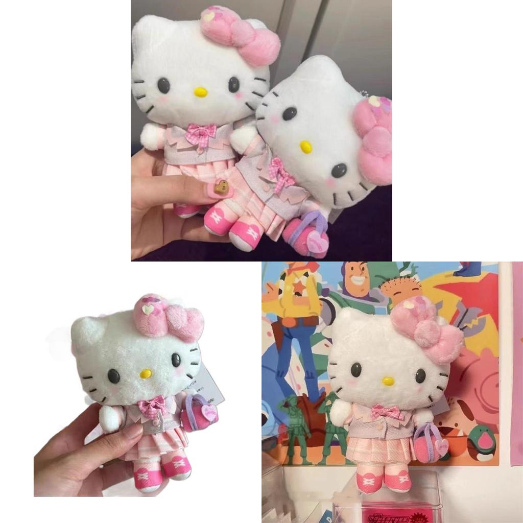 Hello Kitty Plush Cat Keychain With Soft Toy Pendant For Backpacks And Gifts