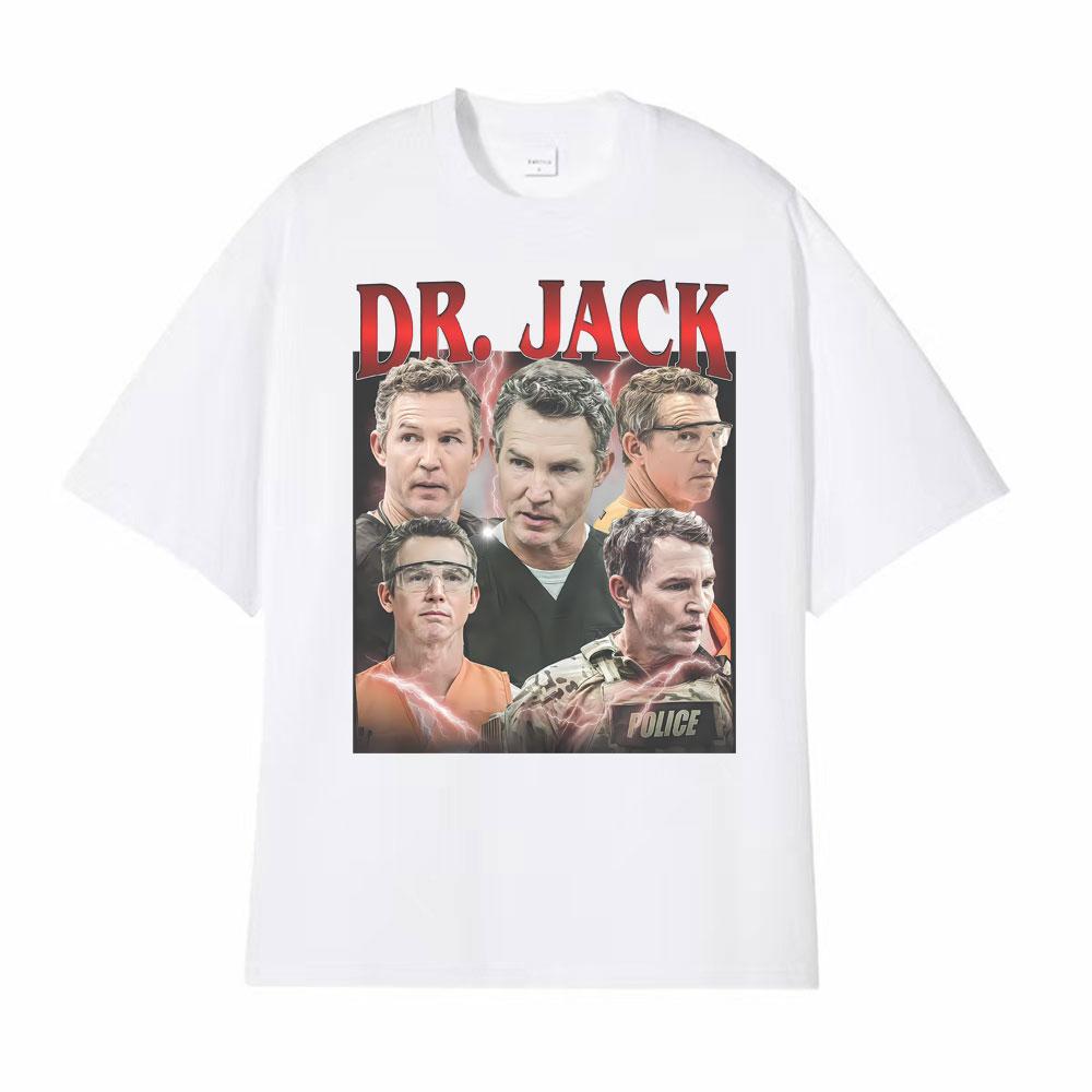 Limited Dr Jack Abbot Retro Movie HN7 Graphic T Shirts Unisex Women Fashion Casual Tee Shirt High Quality ONeck Tshirt Streetwear